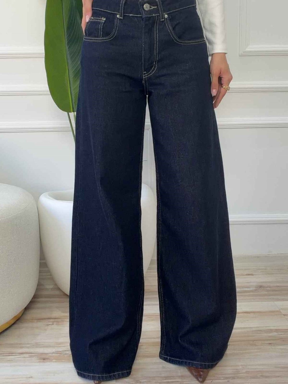26-2XB0014 - 26206 MARTİN EXTRA WİDE LEG PANTOLON - RAW YIKAMA
