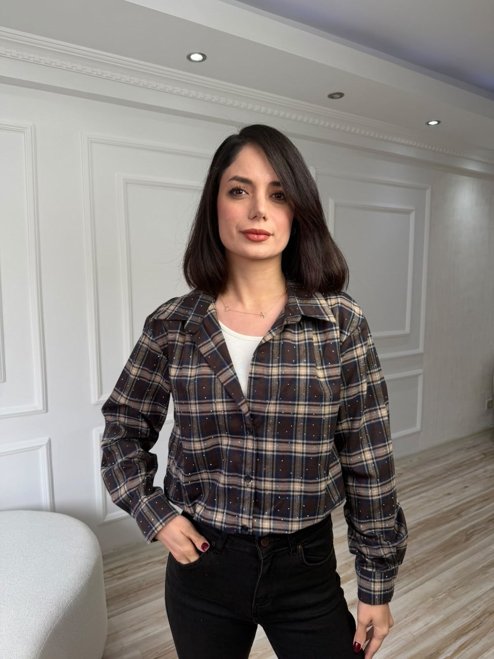 26-2XB0068 - 2346 RU TAŞLI GÖMLEK - LACİ