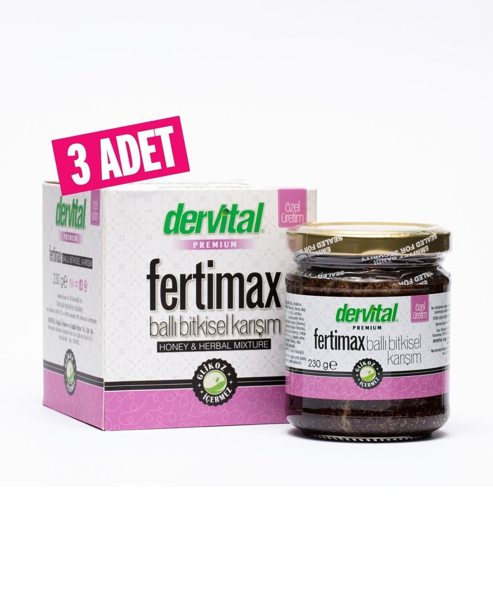 3 ADET Kadınlara Özel Fertimax Macun