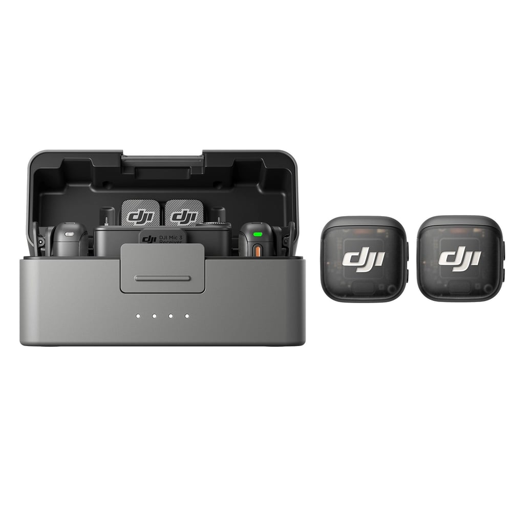 DJI Mic 3 Kablosuz 2 Kişilik Mikrofon Seti