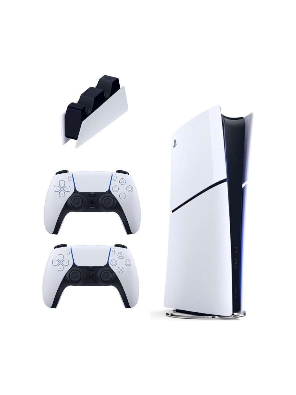 Sony Playstation 5 Slim Digital 825 GB + Şarj İstasyonu + 2. Dualsense İthalatçı Garantili