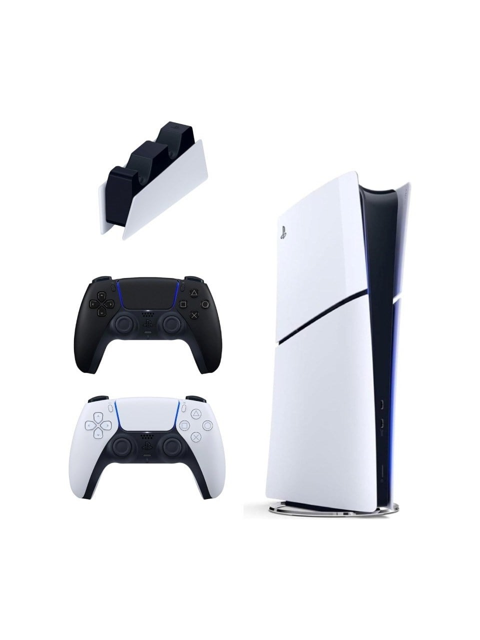 Sony Playstation 5 Slim Digital 825 GB + Şarj Istasyonu + 2. Siyah Dualsense Ithalatçı Garantili