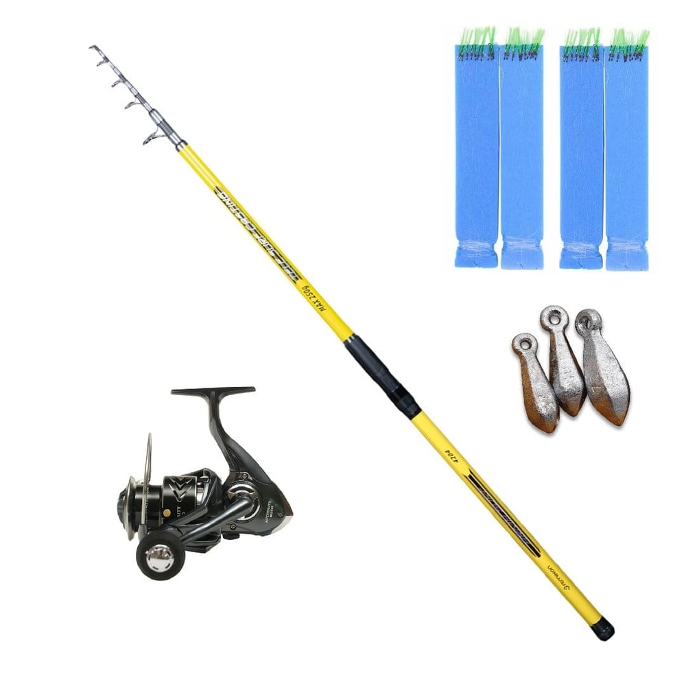 Remixon Arma 420cm Kamış + Remixon Authority 6000 Surf Olta Seti