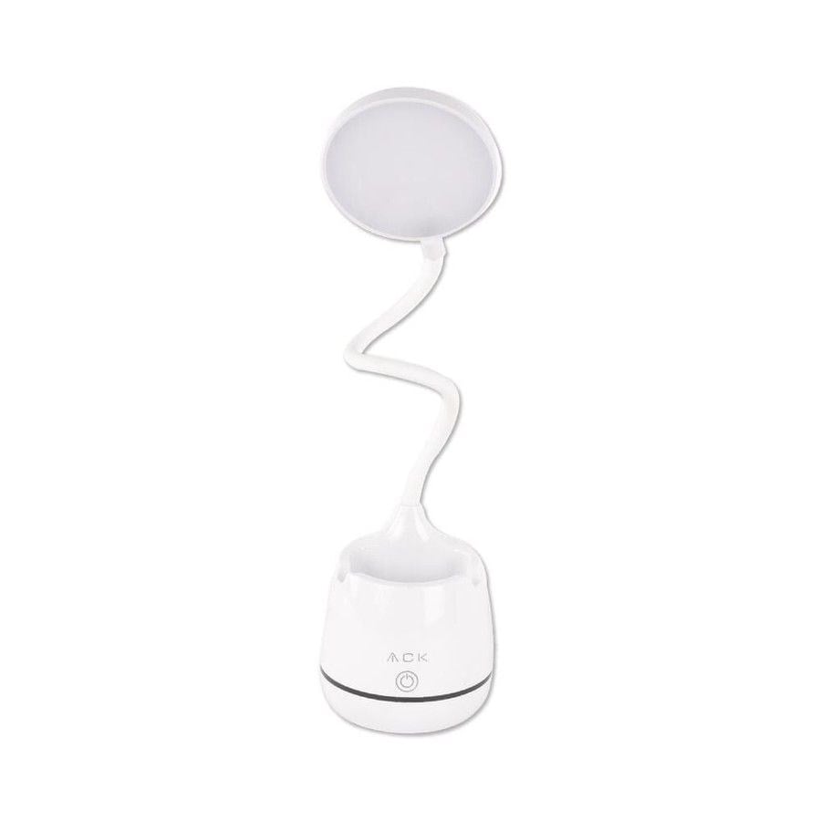ACK AF11-10014 ŞARJLI DOKUNMATİK DİMLİ BEYAZ GÖVDE LED MASA LAMBASI 2,5W IP