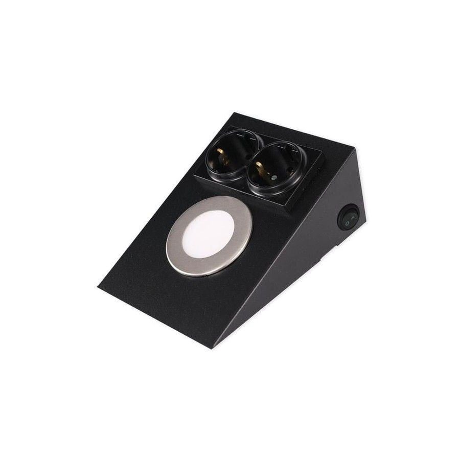 ACK AH11-00231 LEDLİ PRİZLİ TEZGAH ALTI 6500K SİYAH K