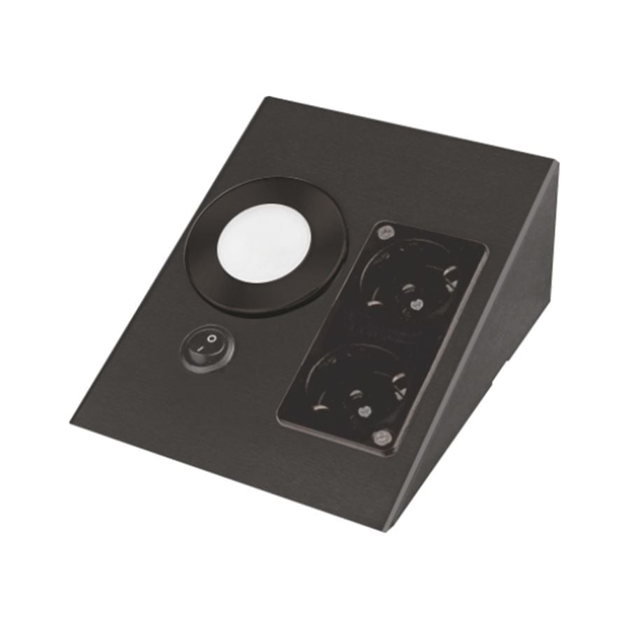 CATA CT-5110 LEDLİ ÜÇGEN SPOT SİYAH KASA 6500K