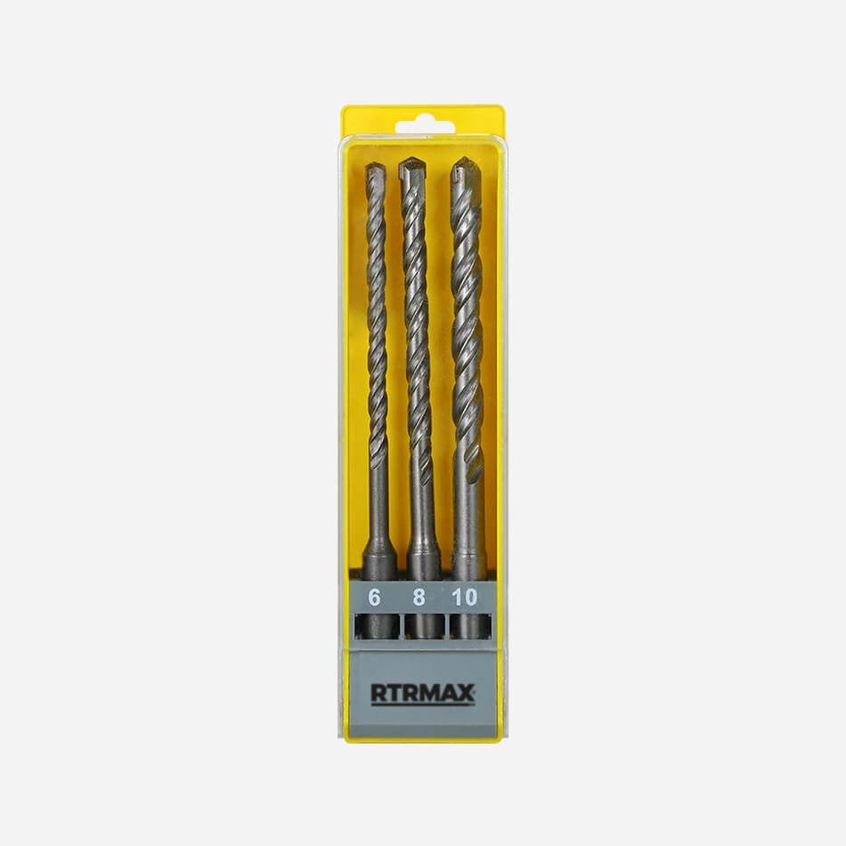 RTRMAX RBS003 3LÜ SDS PLUS SET (6*160) (8*160) (10*160) RTRMAX