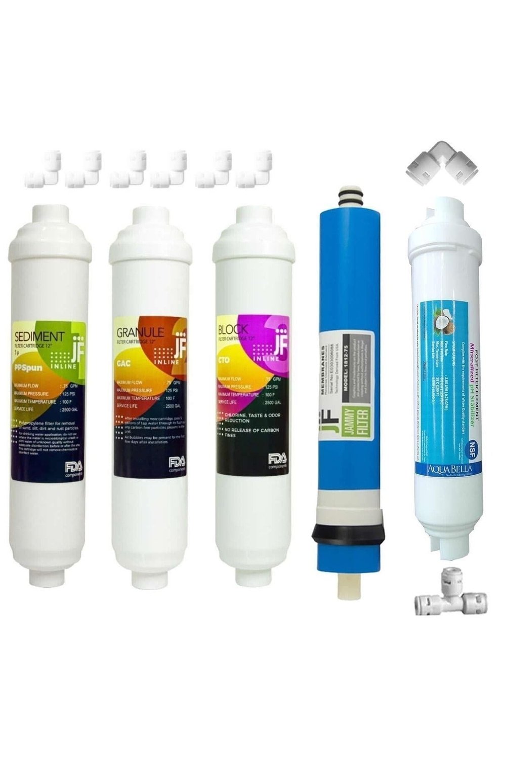 Aqua Line Marka Filtre Inline Kapalı Kasa 3lü Filtre Seti