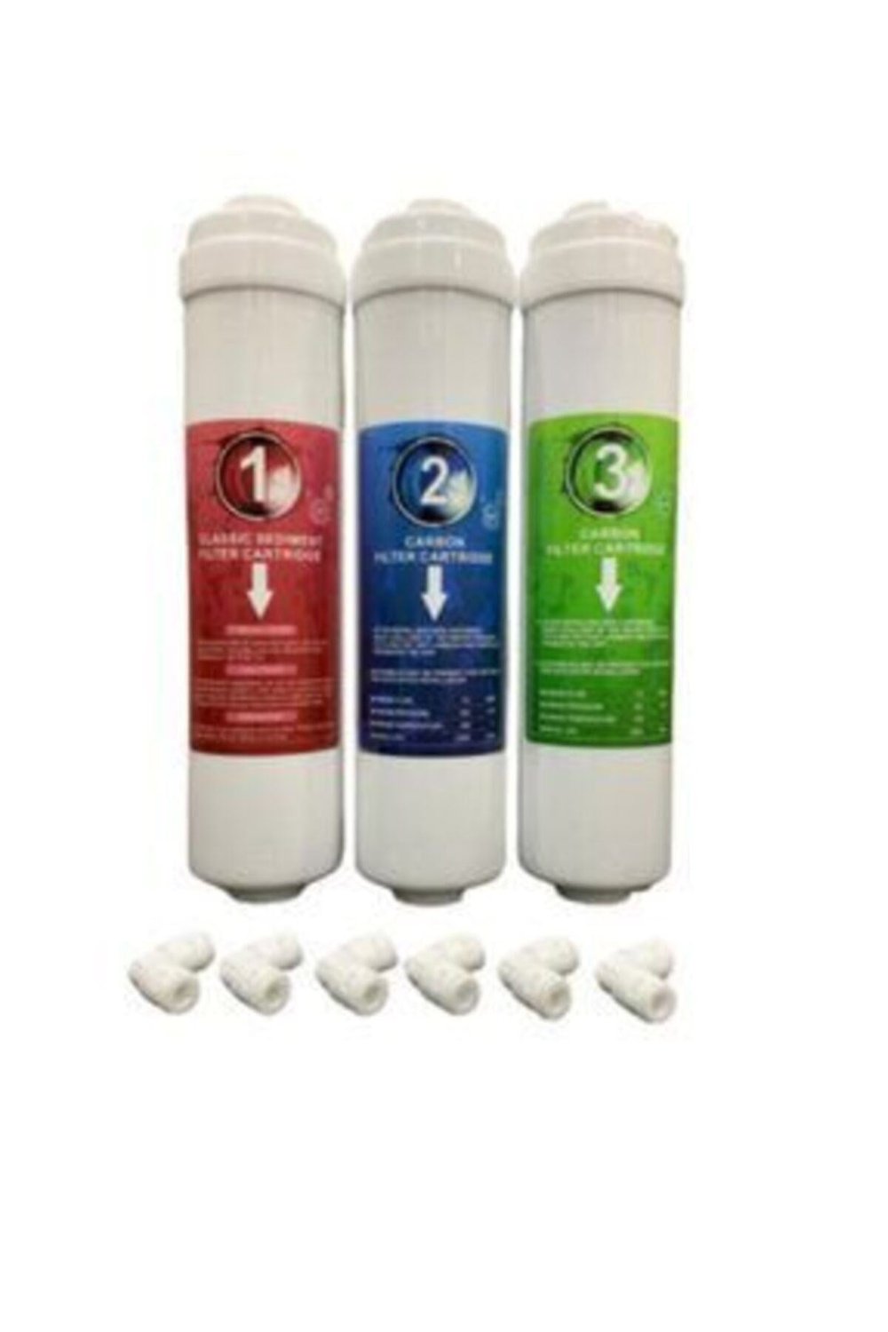 Kapalı Kasa Su Arıtma Cihazları Için 3'lü Set Inline