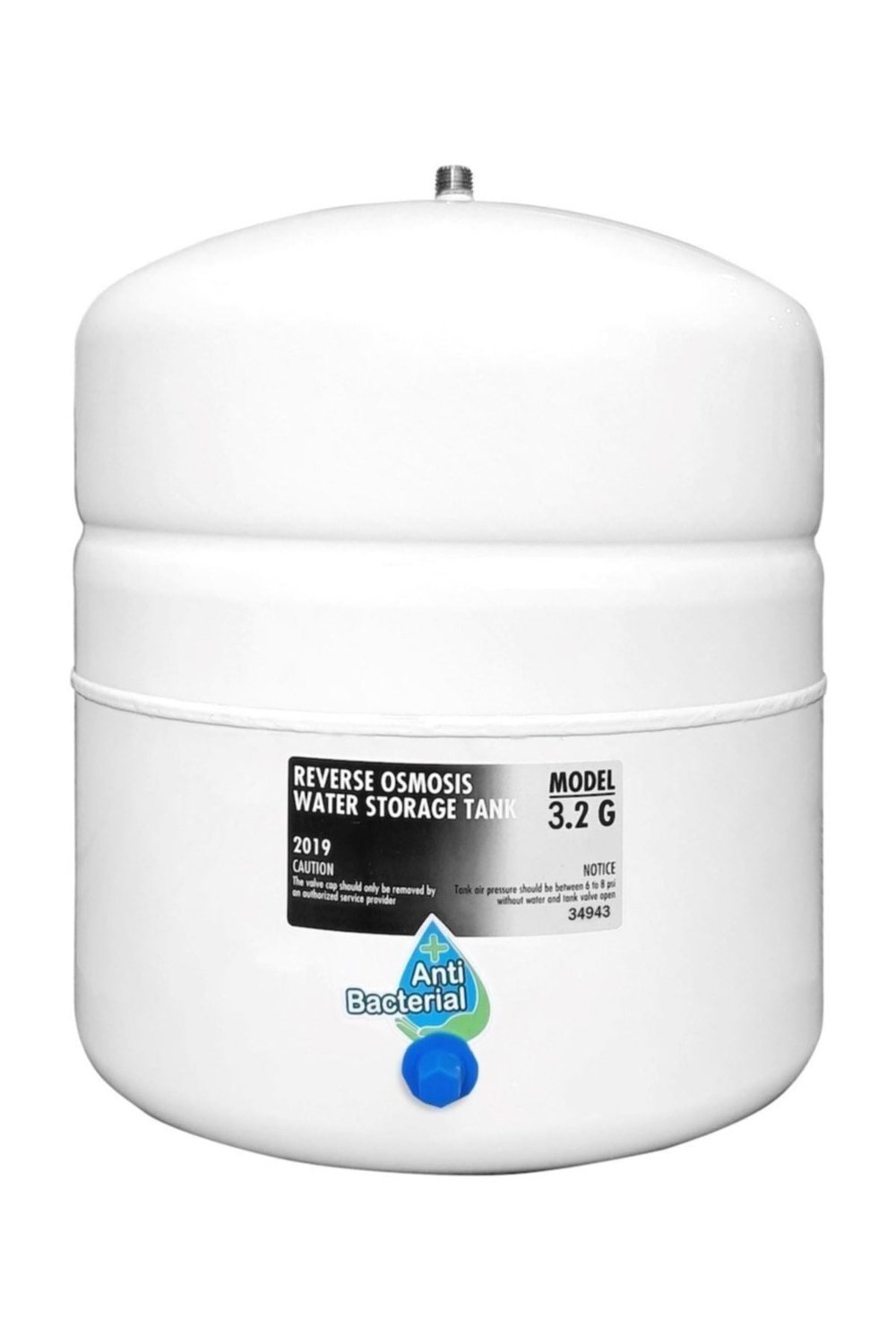 Su Arıtma Cihazı Için 12 Litre (3,2 Galon) Çelik Tank