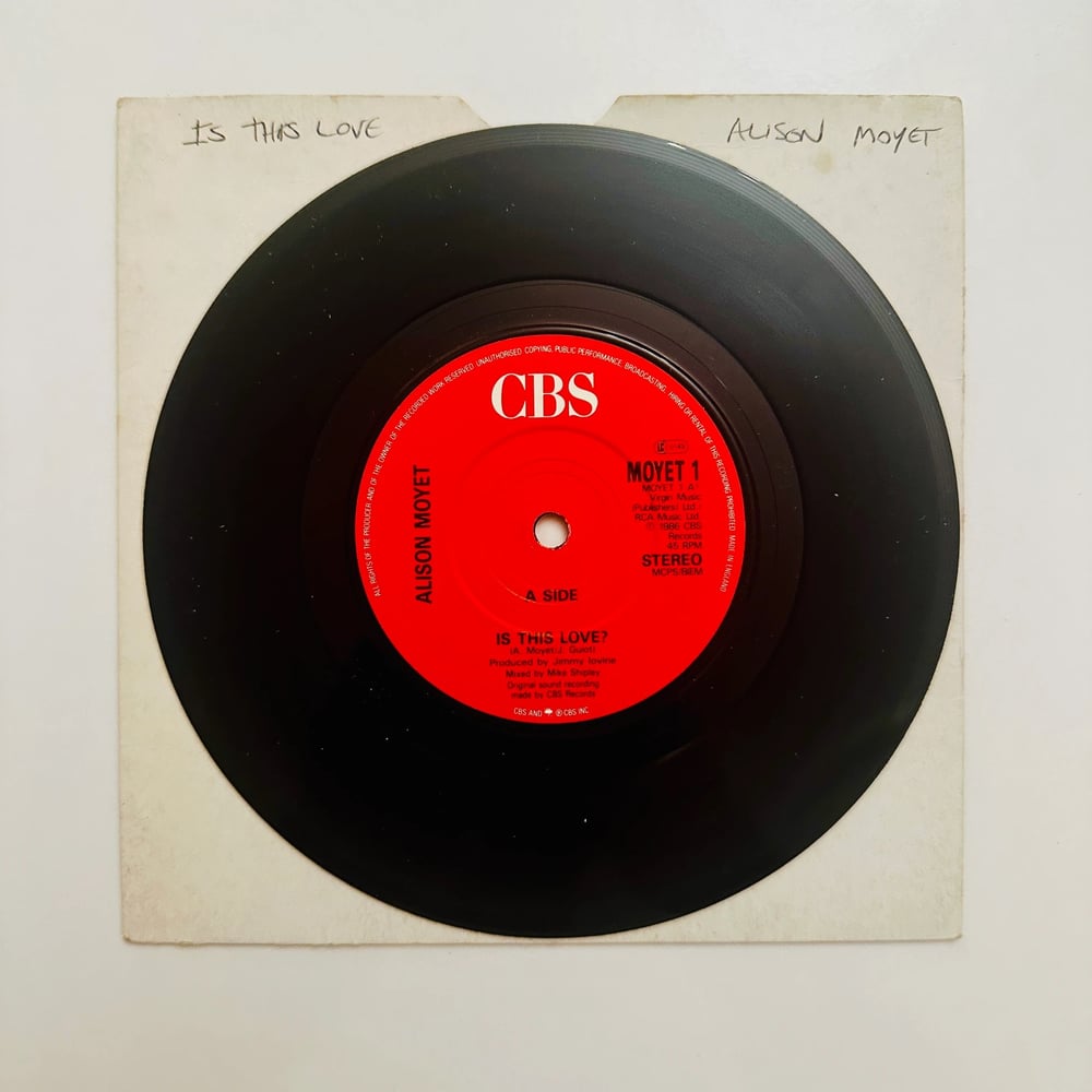 Alison Moyet – Is This Love? Dönem Baskı 45 lik Plak