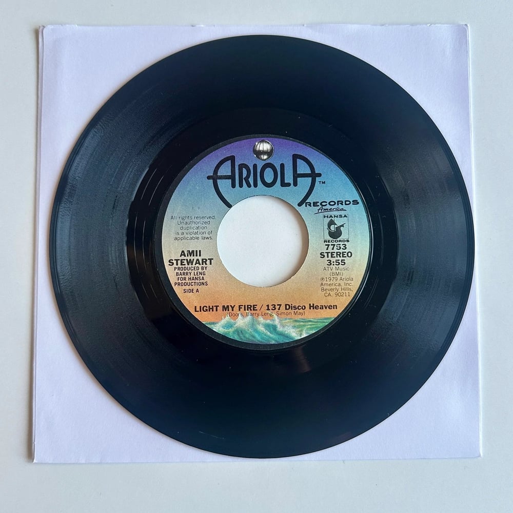 Amii Stewart – Light My Fire / 137 Disco Heaven Dönem Baskı 45 lik Plak