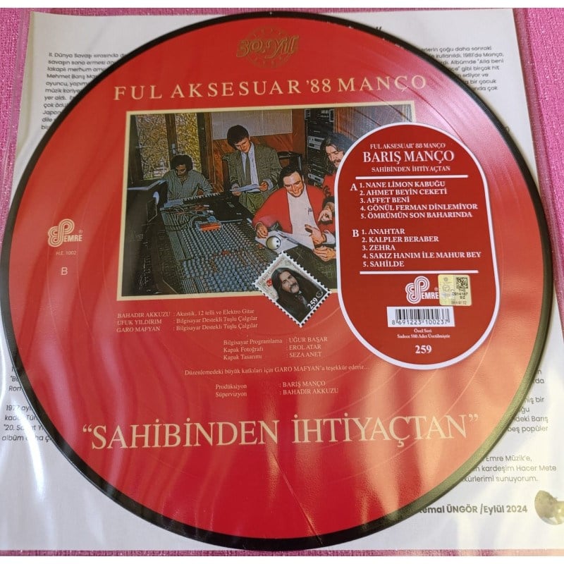 Barış Manço - Sahibinden İhtiyaçtan (Picture Disk) - Plak
