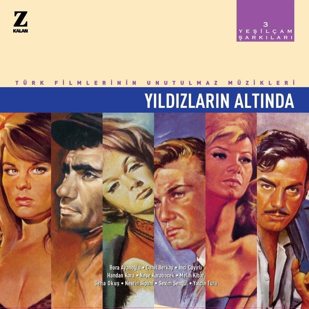 Çeşitli Sanatçılar - Yesilçam Şarkıları 3 –Yıldızların Altında - Plak