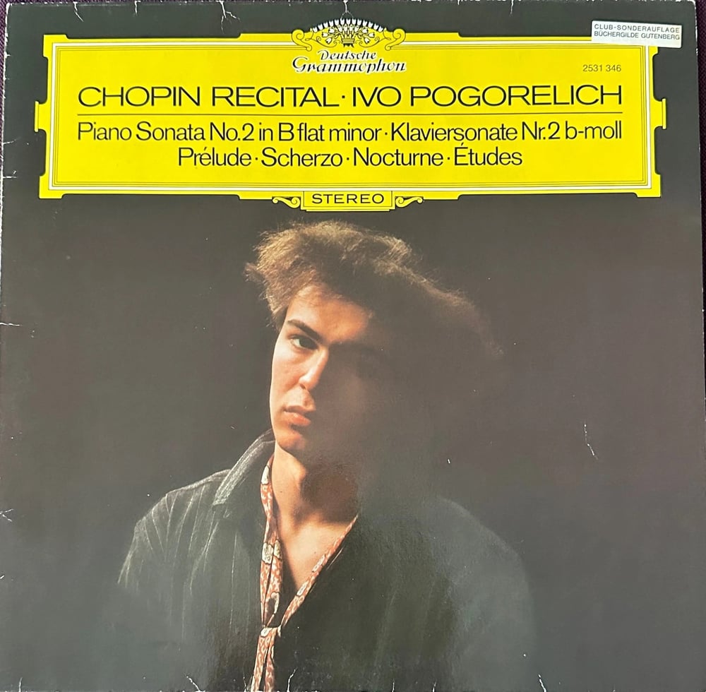 Chopin Recital-Ivo Pogorolic Piano Sonata No.2 Dönem Baskı Plak