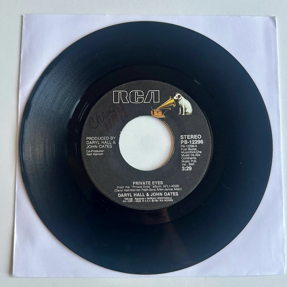 Daryl Hall & John Oates – Private Eyes Dönem Baskı 45 lik Plak