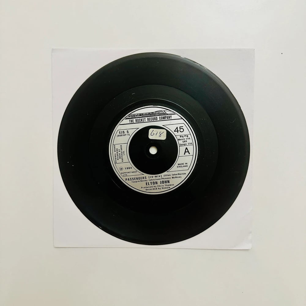 Elton John – Passengers Dönem Baskı 45 lik Plak