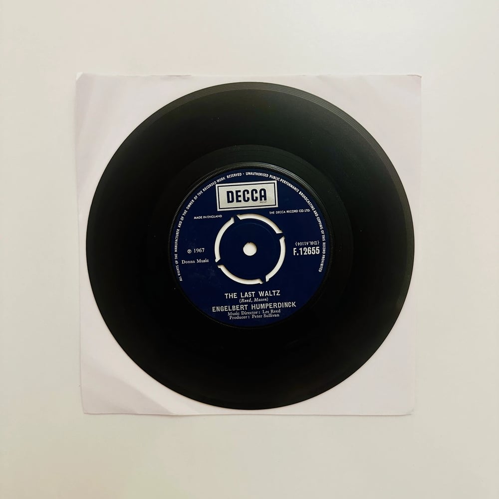 Engelbert Humperdinck – The Last Waltz / That Promise Dönem Baskı 45 lik Plak