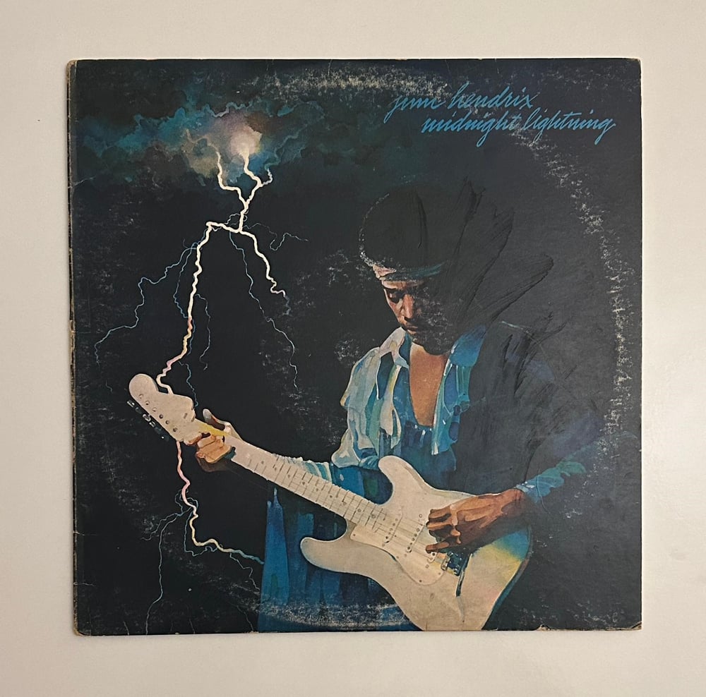 Jimi Hendrix - Midnight Lightning Dönem Baskı Plak