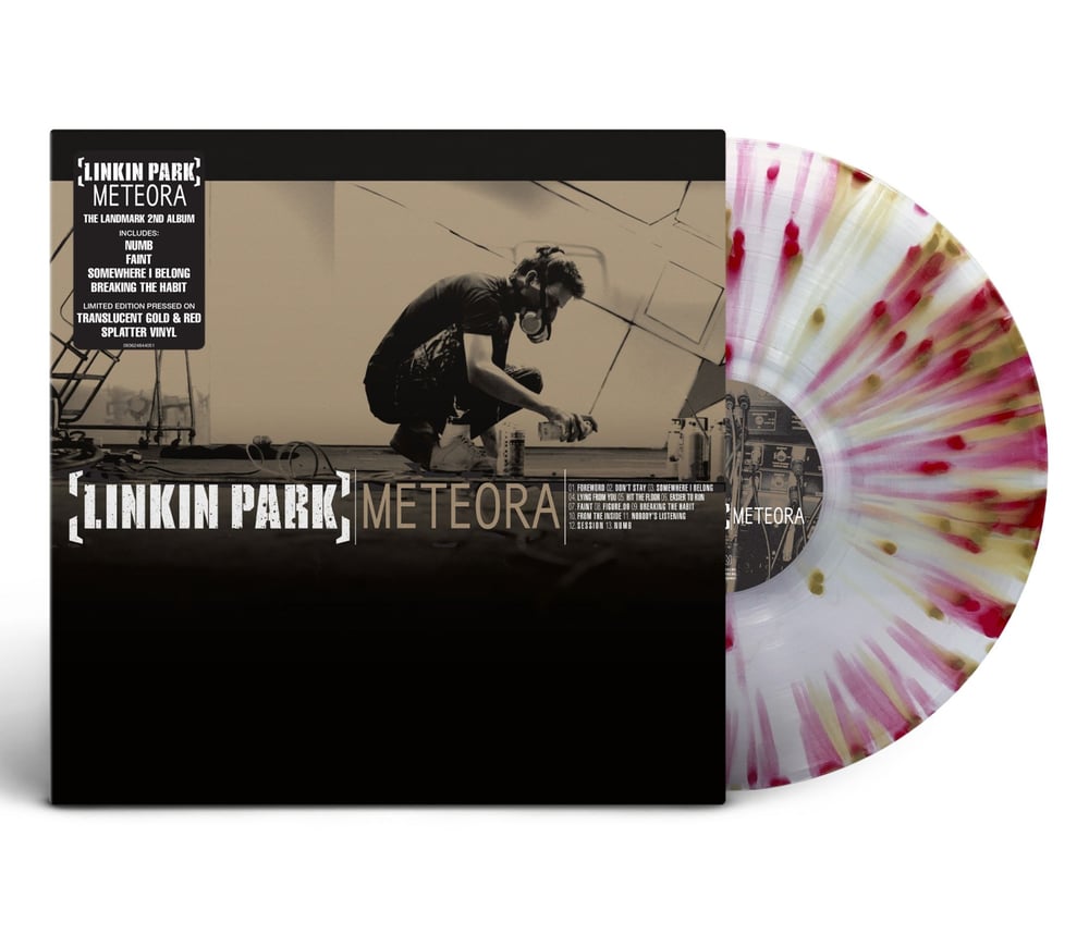 Linkin Park - Meteora (Translucent Gold & Red Splatter Vinyl) - Plak