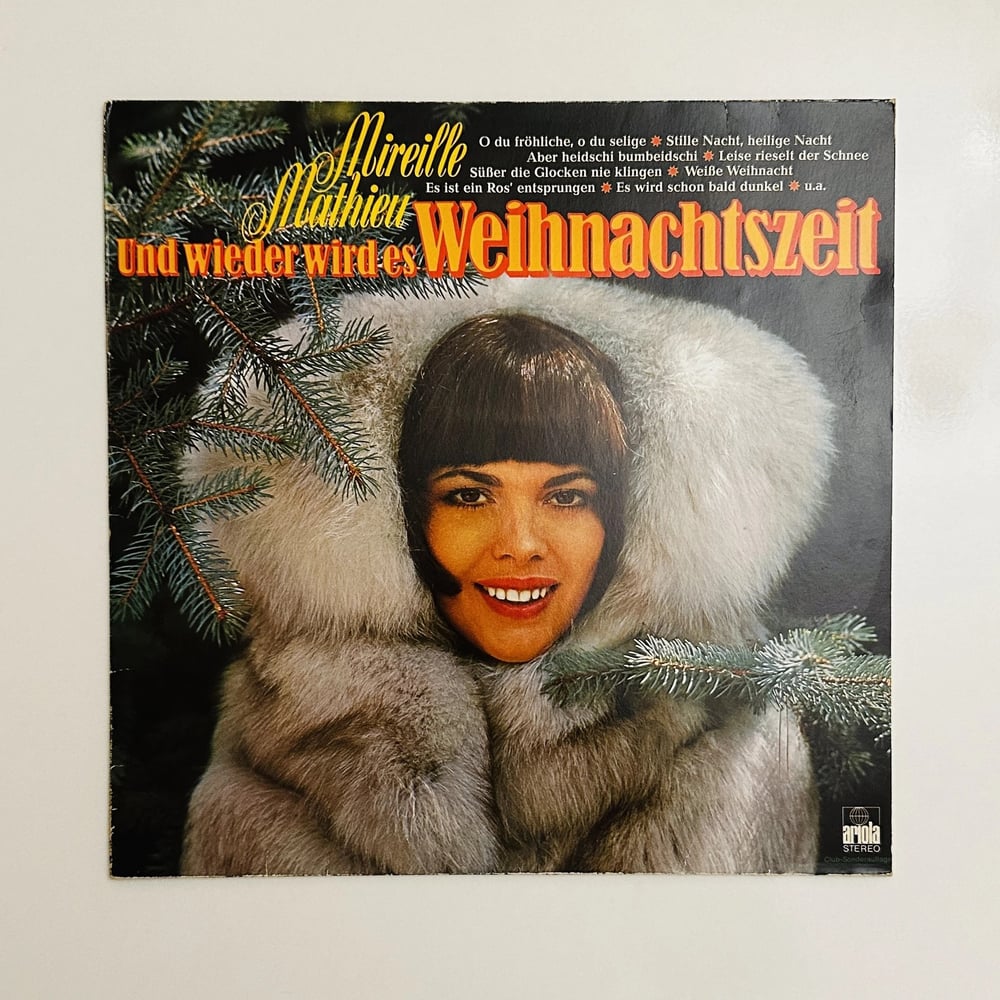Mireille Mathieu-Und Wieder Wird Es Weihnachtszeit - Dönem Baskı Plak