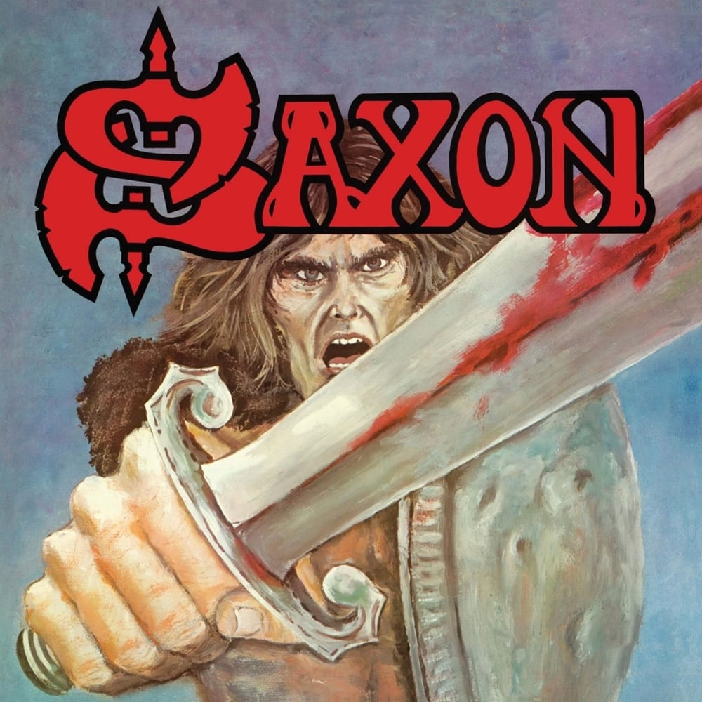 Saxon - Saxon (Blue W Red Splatter Vinyl) - Plak