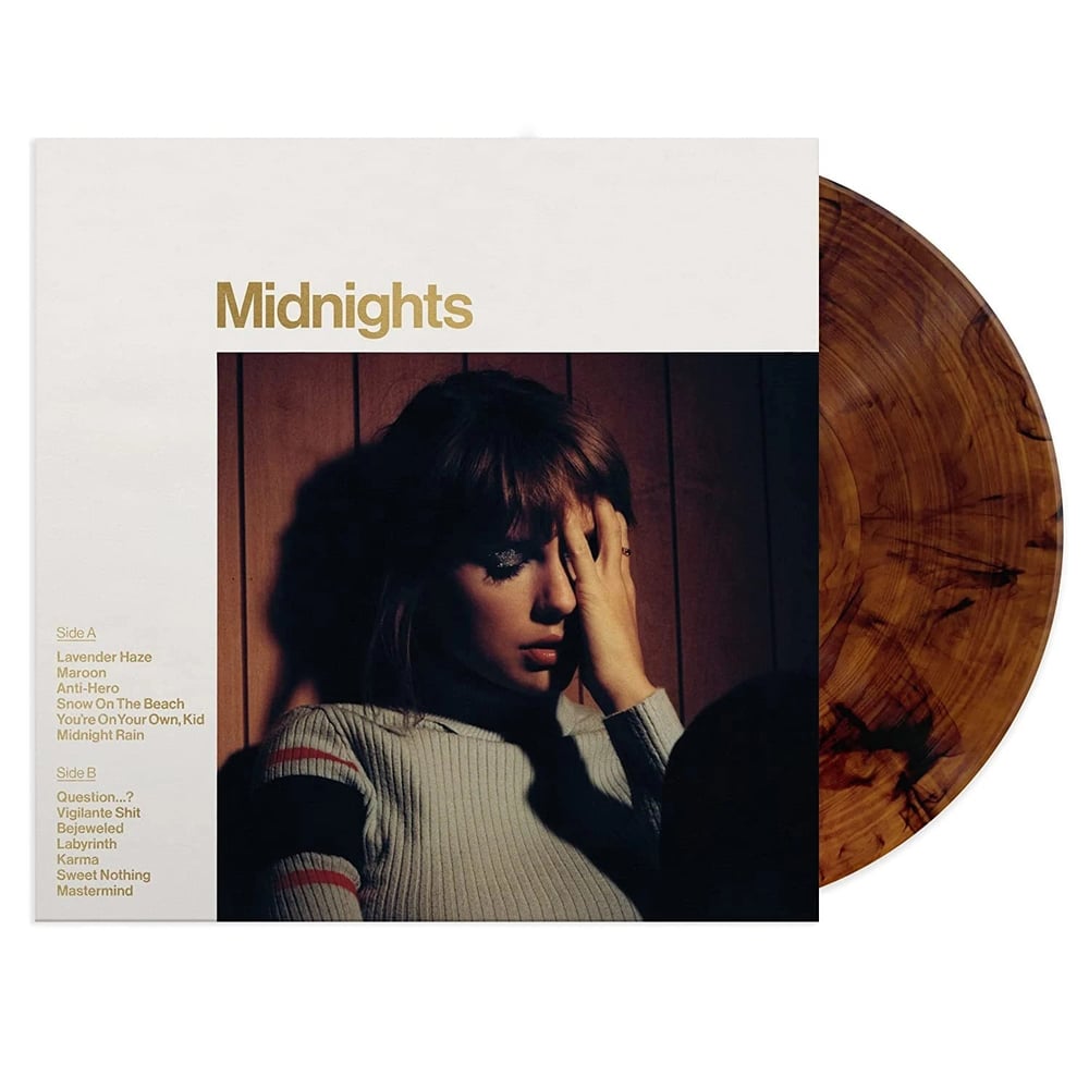 Taylor Swift - Midnights (Limited Special Edition - Mahogany Marbled Vinyl) - Plak