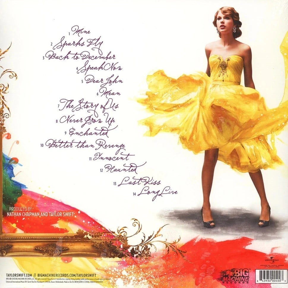 Taylor Swift - Speak Now - Plak