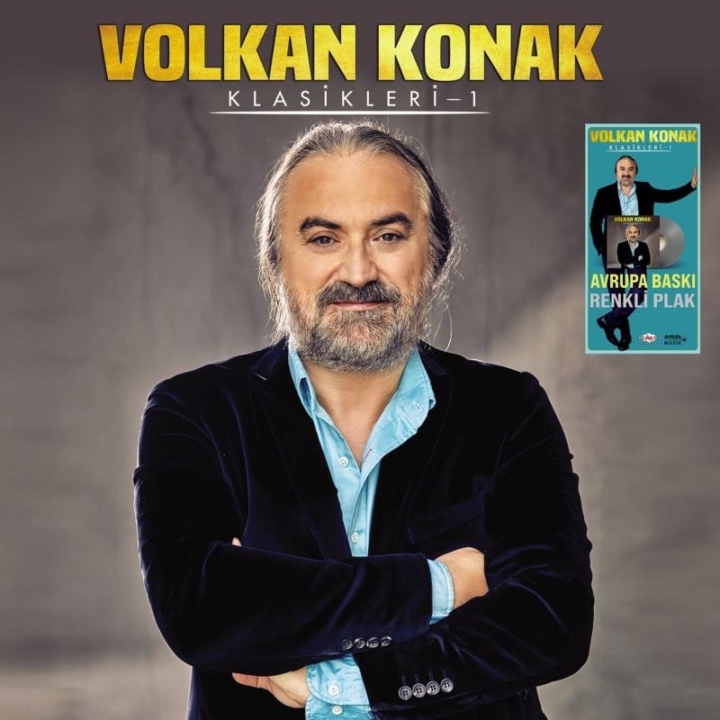 Volkan Konak - Klasikleri (Renkli Plak) - Plak