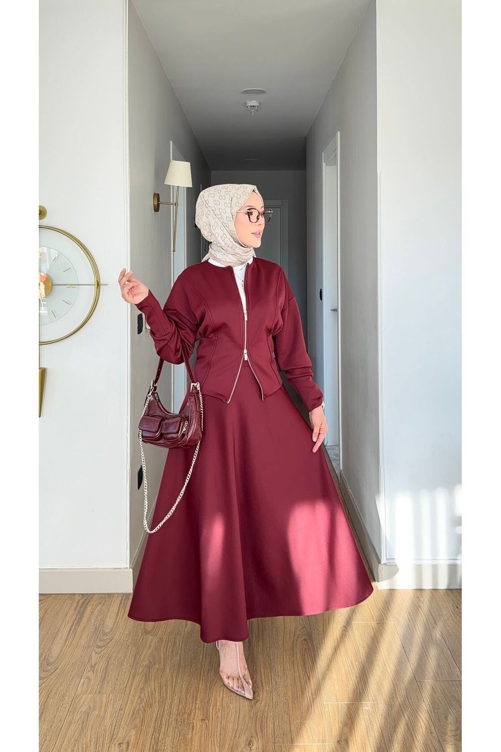 Scuba Kumaş Etekli Takım
