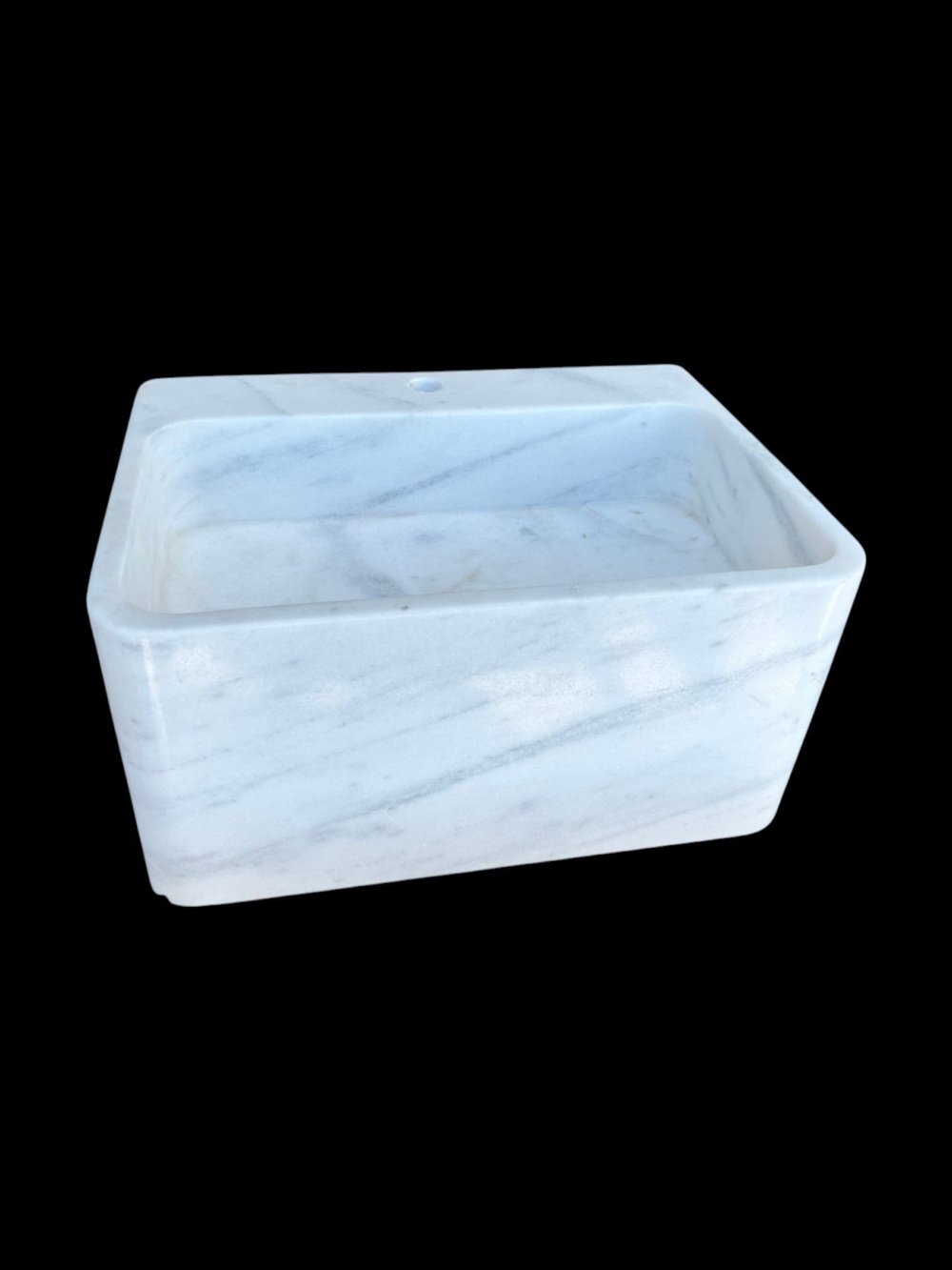 Bianco Carrara Duvar Tipi Mermer Lavabo - AMSK26016