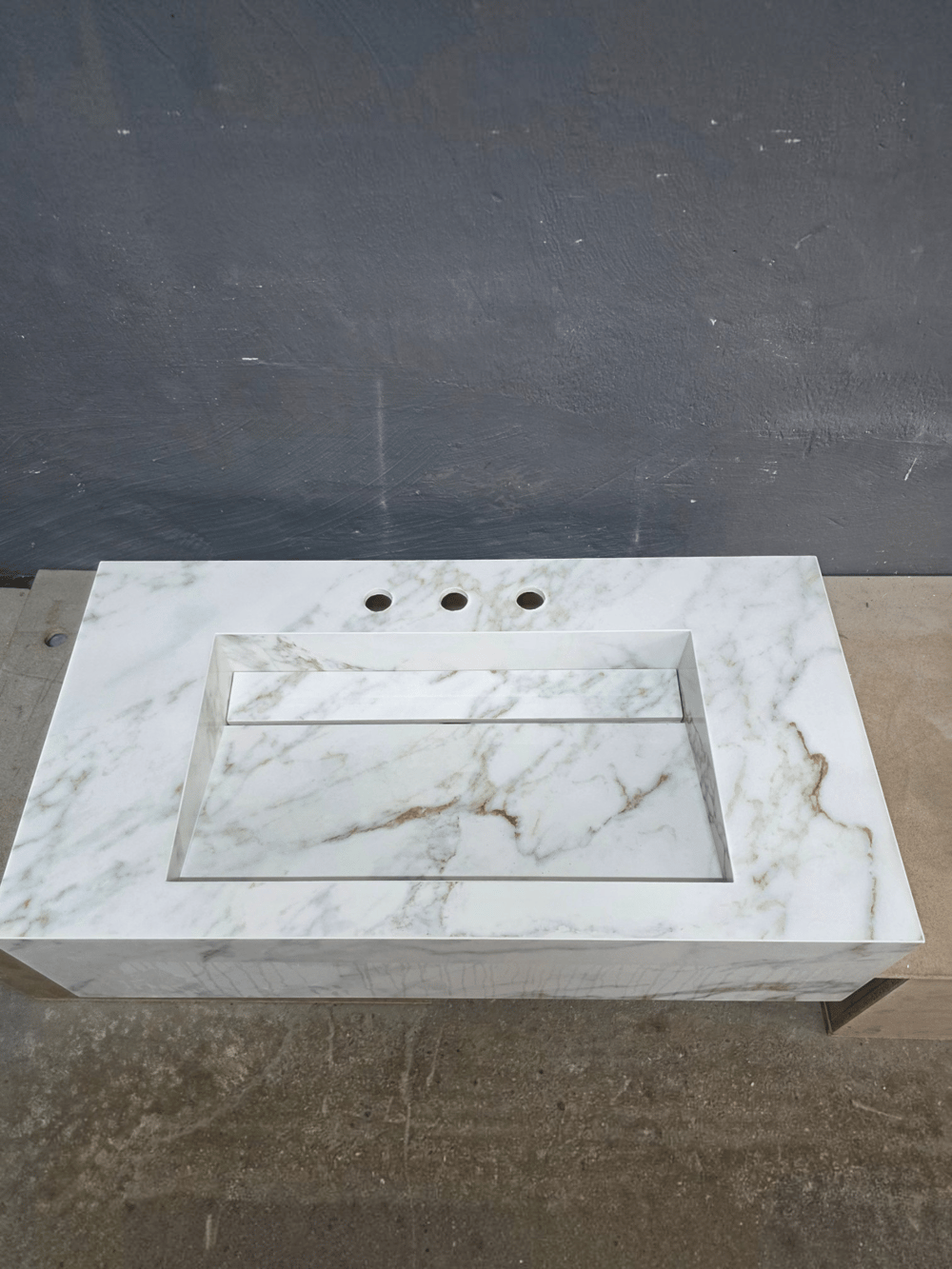 Calacatta Gold Görünümlü Porselen Lavabo - AC26020