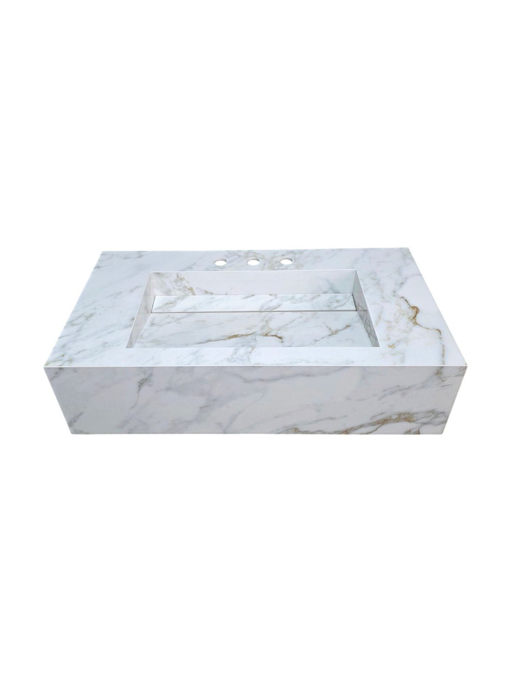 Calacatta Gold Görünümlü Porselen Lavabo - AC26020