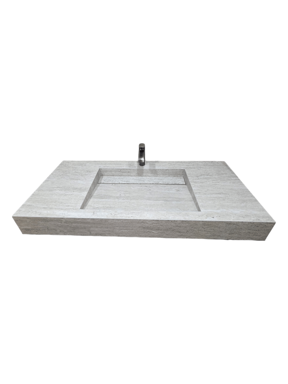Traverten Görünümlü Porselen Lavabo - AC26018