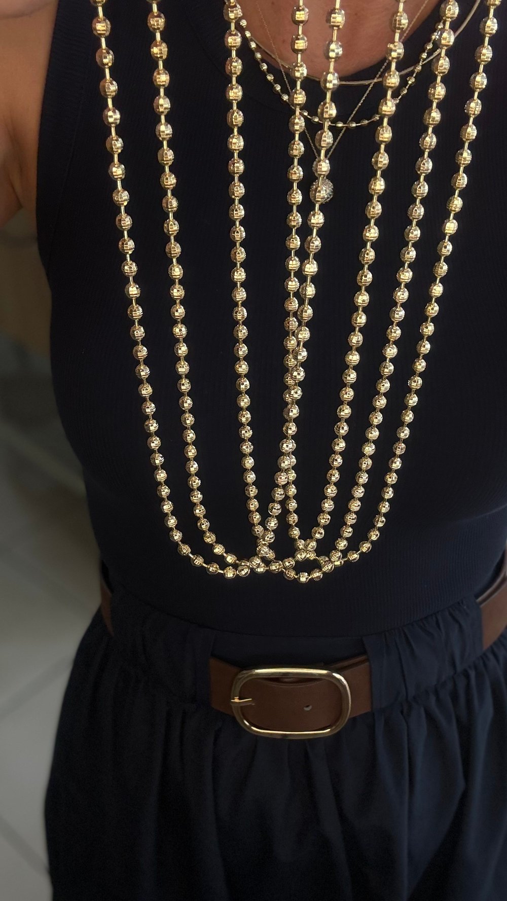 GOLD BONCUK KOLYE
