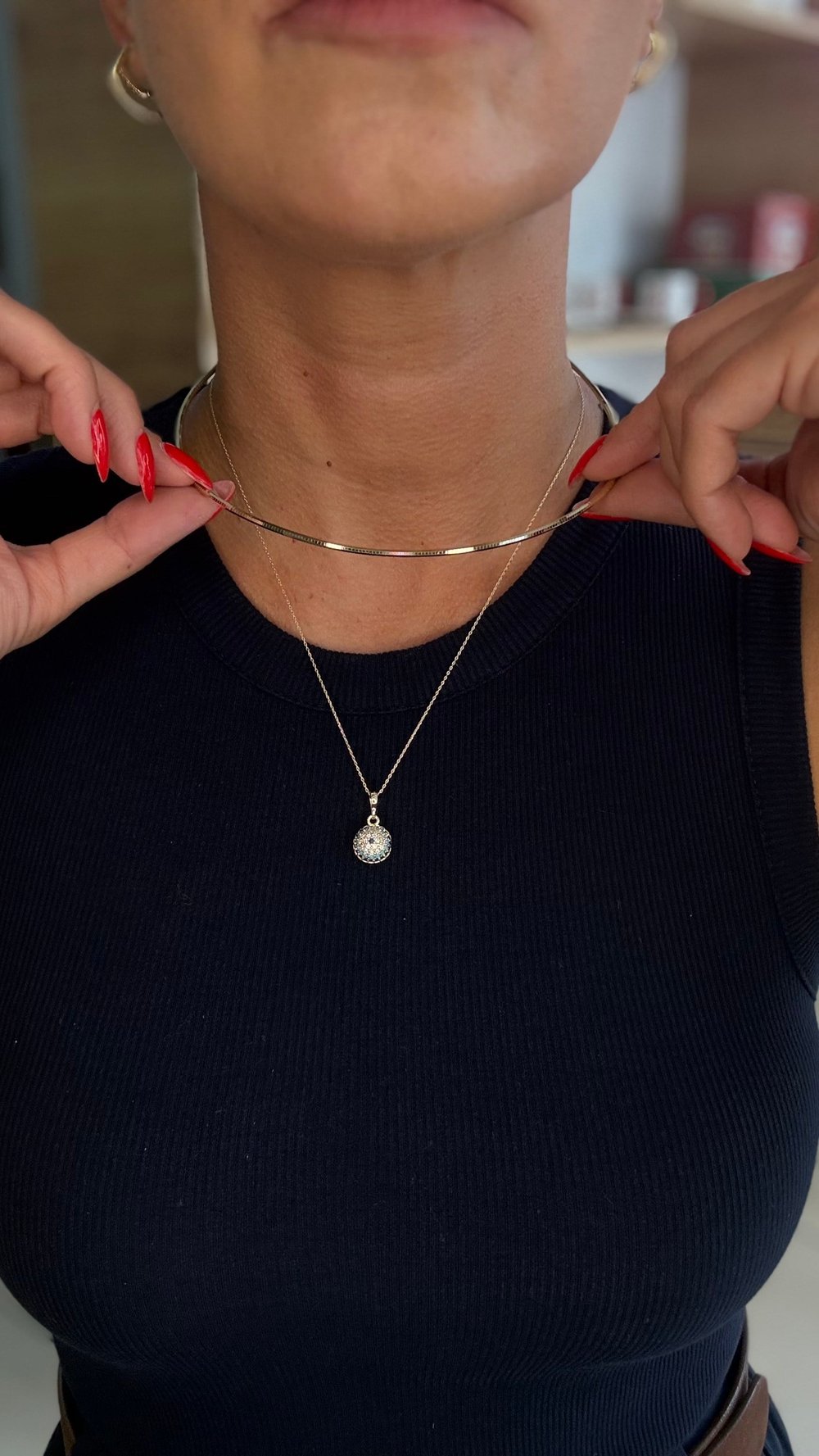 VİP SERİ GOLD CHOKER KOLYE