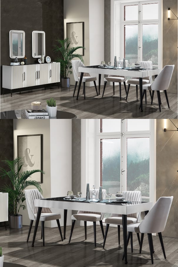 Asil 4 Sandalyeli Yemek Odası