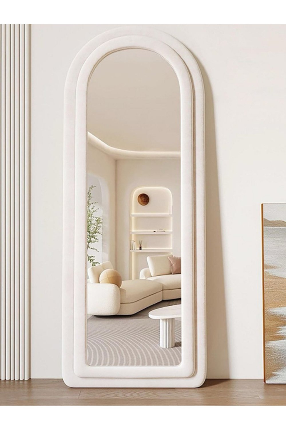 Loft Doğa Dalgalı Çerçeveli Oval Boy Aynası
