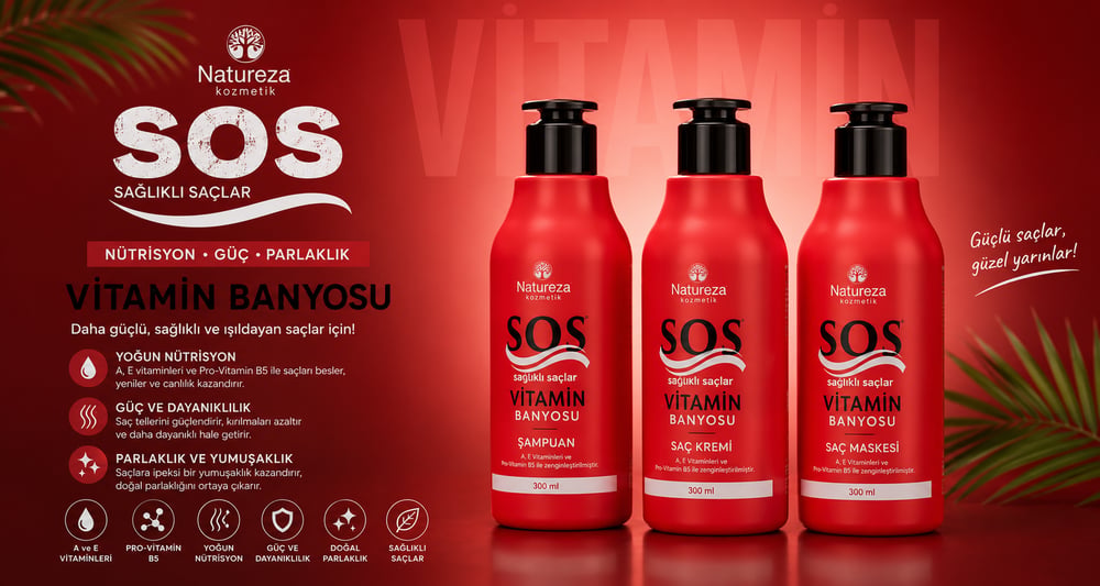 Natureza Sos Bambu Vitamin Bakım Set 300ml