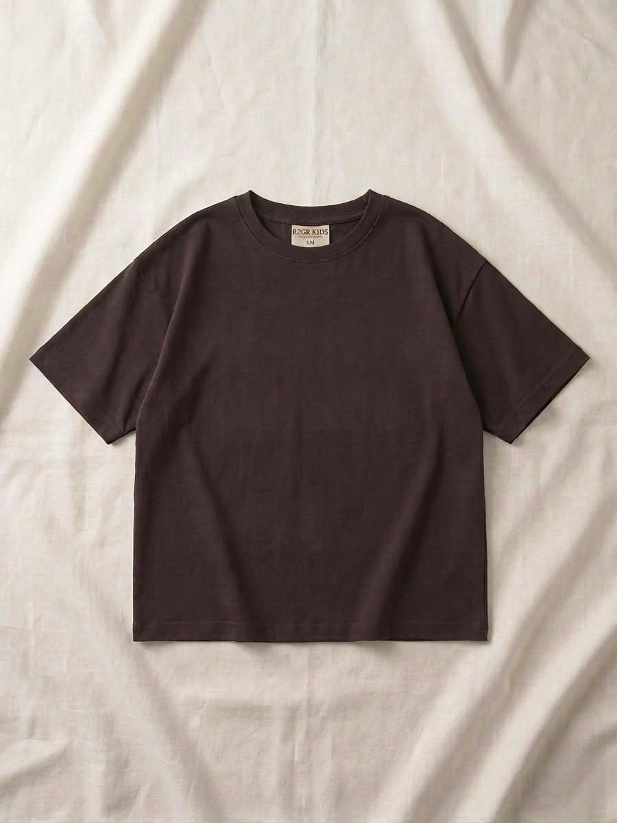 Acı Kahve Oversize Basic Tişört