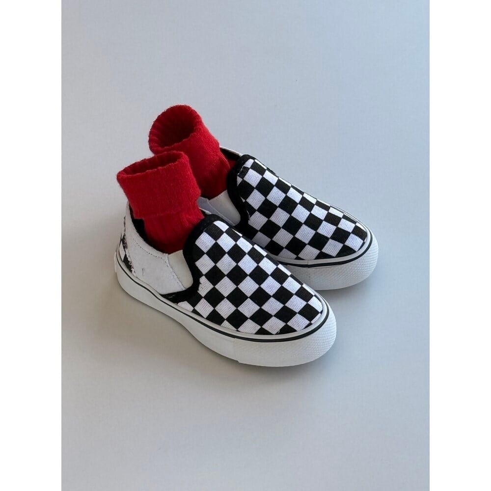 Damalı Çocuk Sneaker Ayakkabı