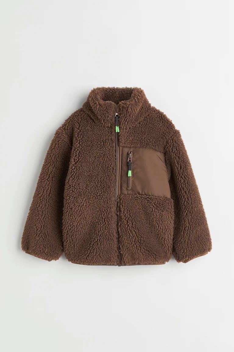 Kahve Peluş Mont