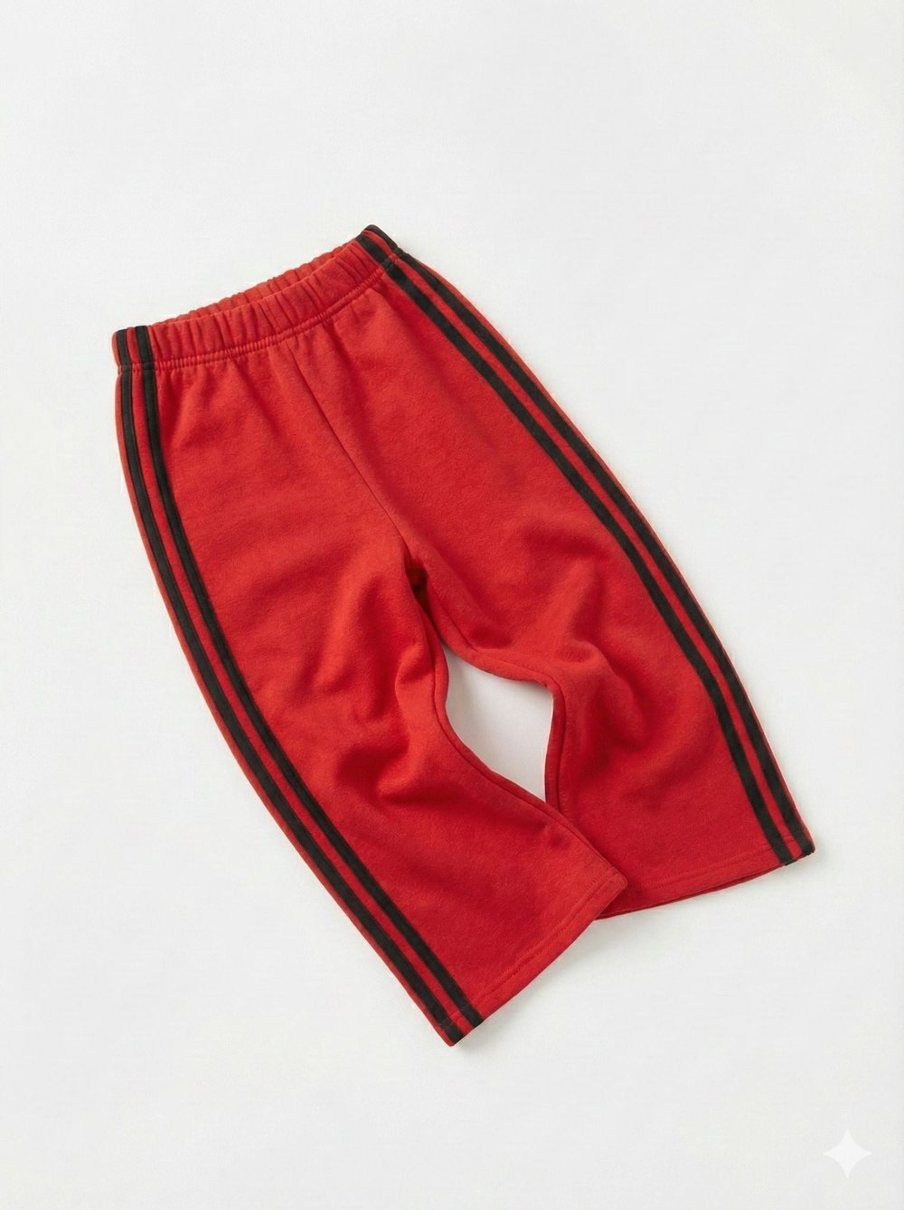 Melanjlı Kırmızı Retro Stripe Alt Eşofman