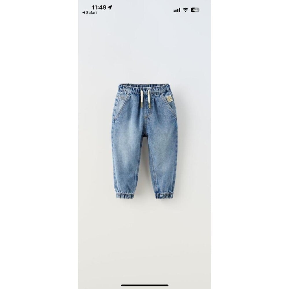 Paça Lastik Detaylı Jean