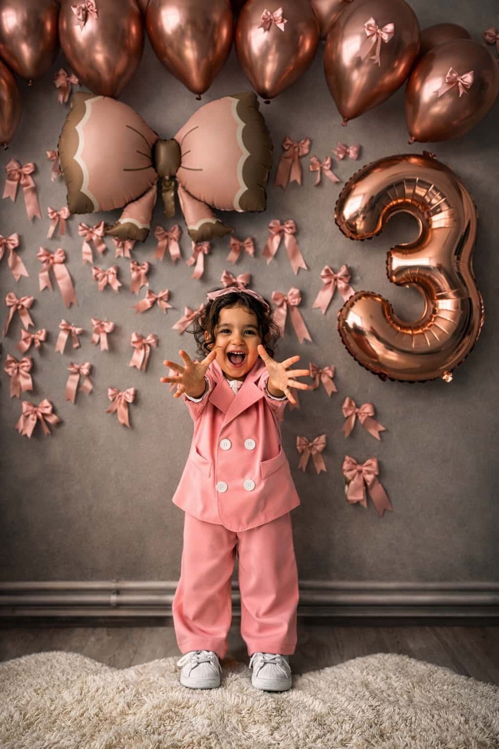 Pembe Oversize Takım Elbise