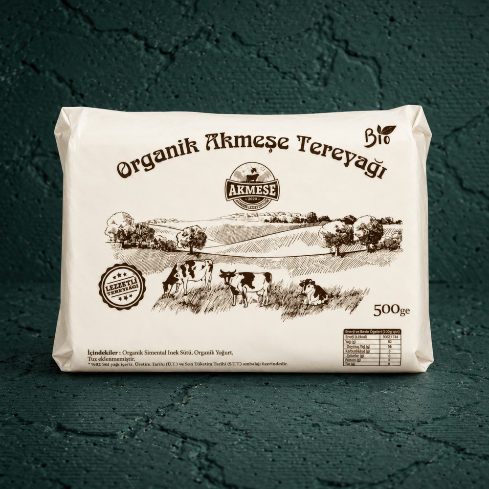 Organik Tereyağı Yemeklik 500 gr