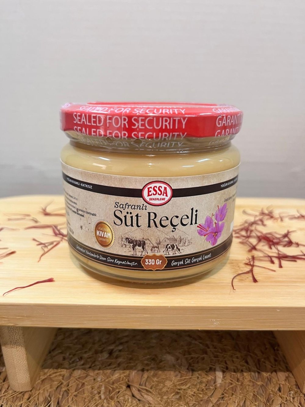 safranlı süt reçeli