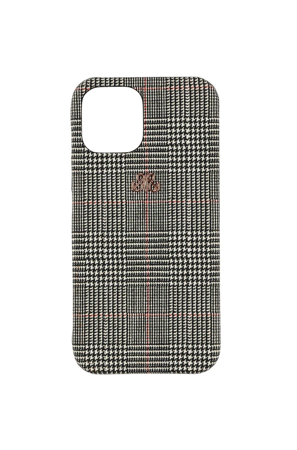 Deri iPhone Kılıf 12 Pro Max Ekose Full Deri