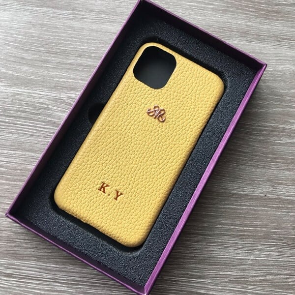 Deri iPhone Kılıf 13 Pro Olive Togo Full Deri