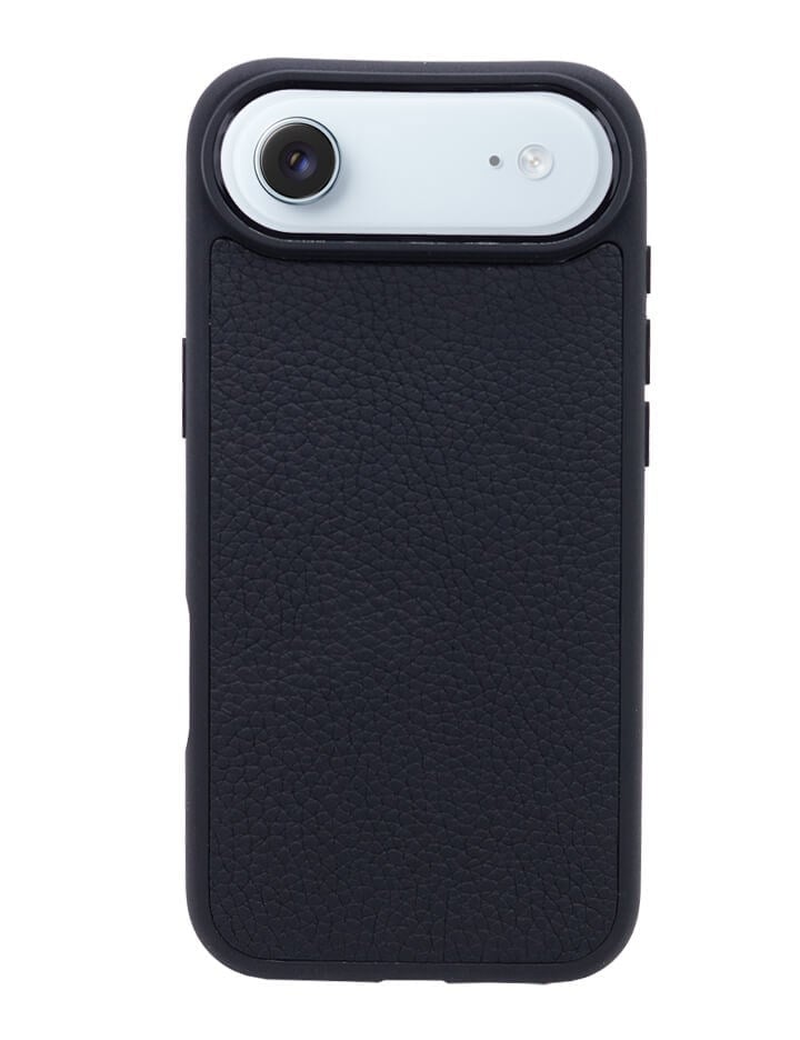 Deri iPhone Kılıf 17 Air Siyah Togo